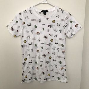 Forever 21 fun print tee